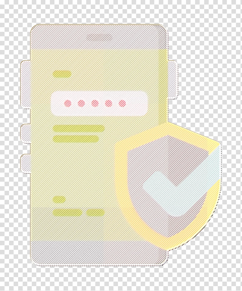Social Media icon Cellphone icon Shield icon, Yellow, Technology transparent background PNG clipart