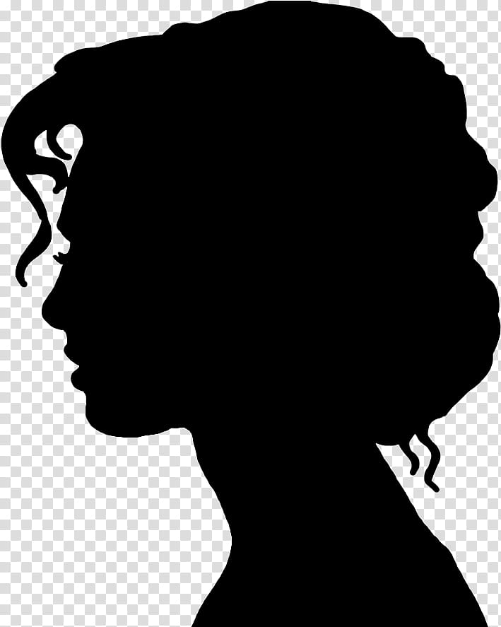Woman Hair, Silhouette, Drawing, Girl, Female, Portrait, Face, Head  transparent background PNG clipart | HiClipart