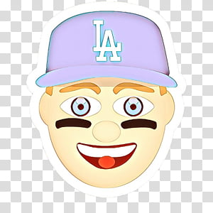 Nose Smiley Los Angeles Dodgers Hat,  Cartoon, Cheek, Face, Facial Expression, Head, Headgear, Clown transparent background PNG clipart thumbnail