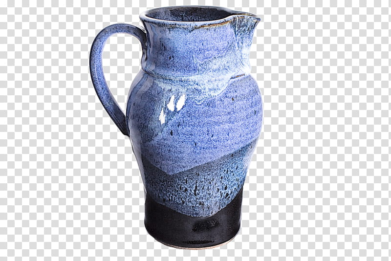 earthenware blue ceramic vase porcelain, Pottery, Drinkware, Pitcher, Serveware, Jug transparent background PNG clipart