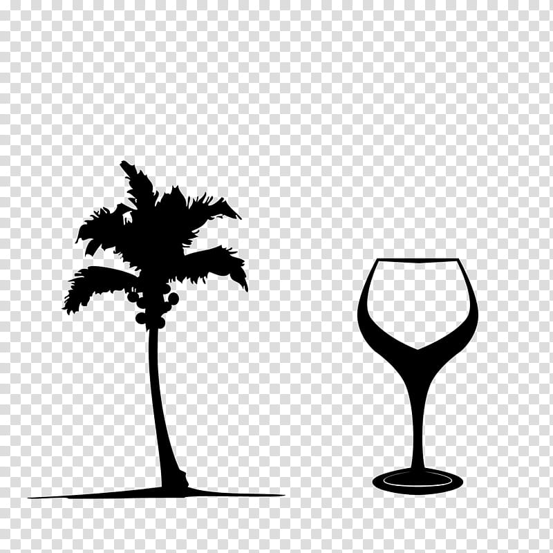 Palm Tree Silhouette, Wine Glass, World Wine, Hashtag, Coconut, Tagged, Video, No transparent background PNG clipart