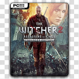 Zakafein Game Icon , The Witcher  Enhanced Edition, The Witcher  PC DVD ROM case transparent background PNG clipart