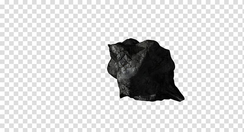 Asteroid mega, black stone transparent background PNG clipart