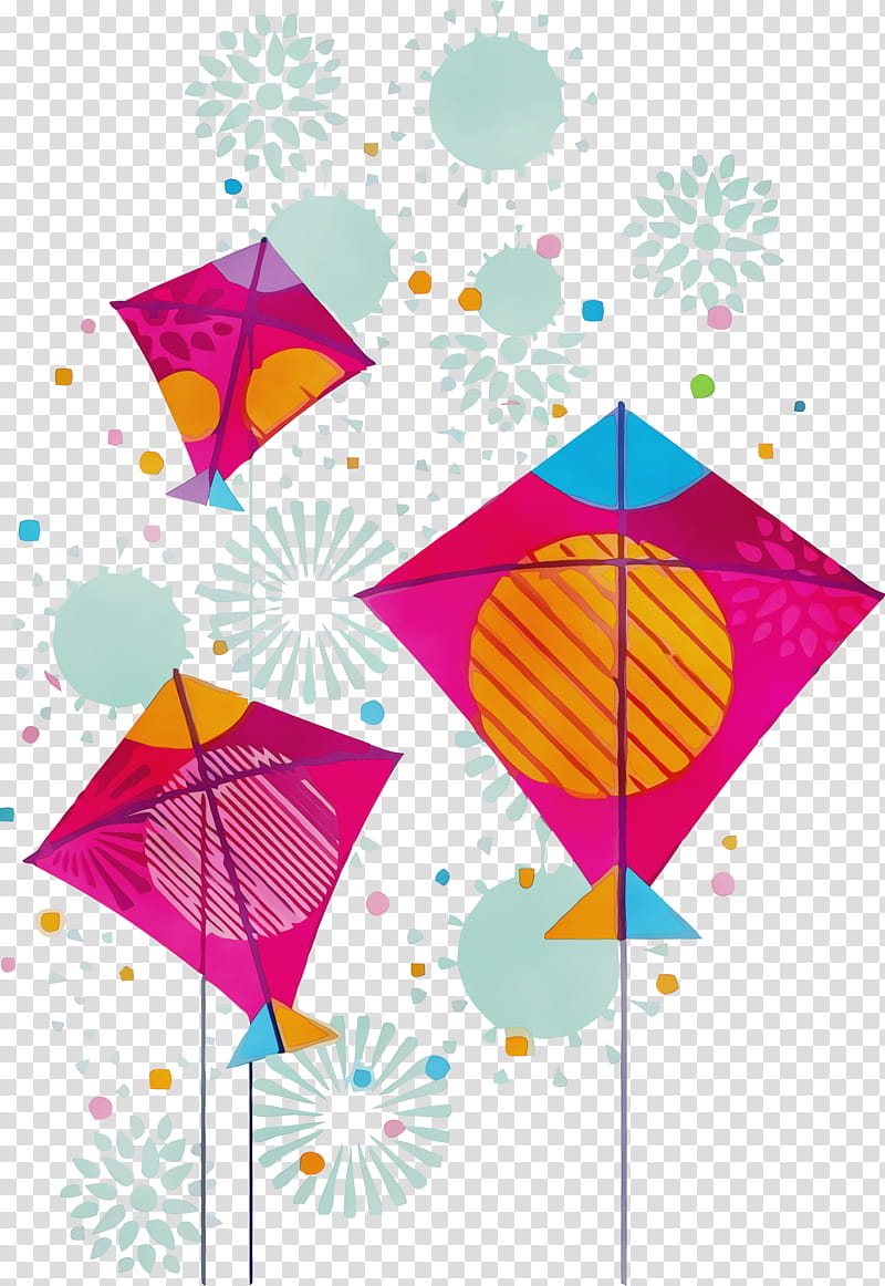 line umbrella triangle, Makar Sankranti, Magha, Mela, Maghi, Bhogi, Watercolor, Paint transparent background PNG clipart