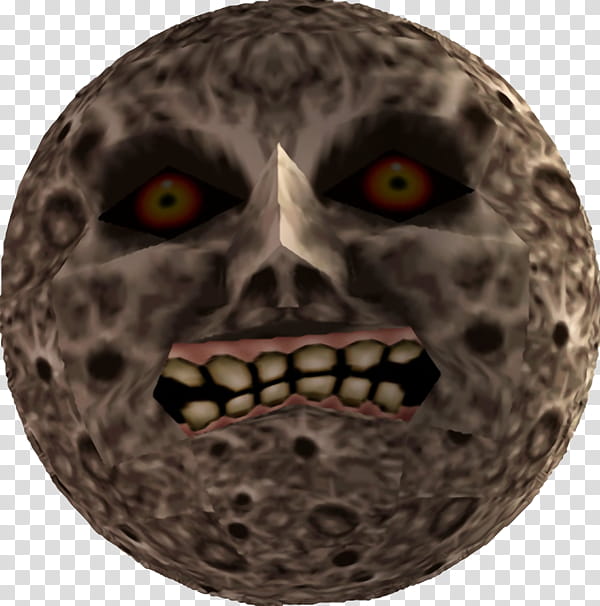 Majora&#;s Mask Moon, scary moon graphic illustration transparent background PNG clipart