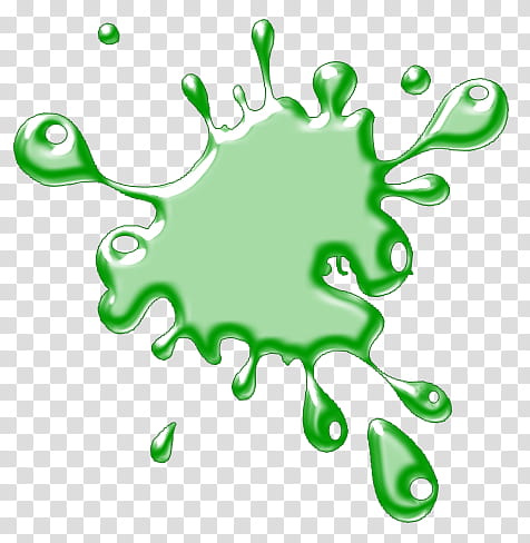green ink splash illustration transparent background PNG clipart