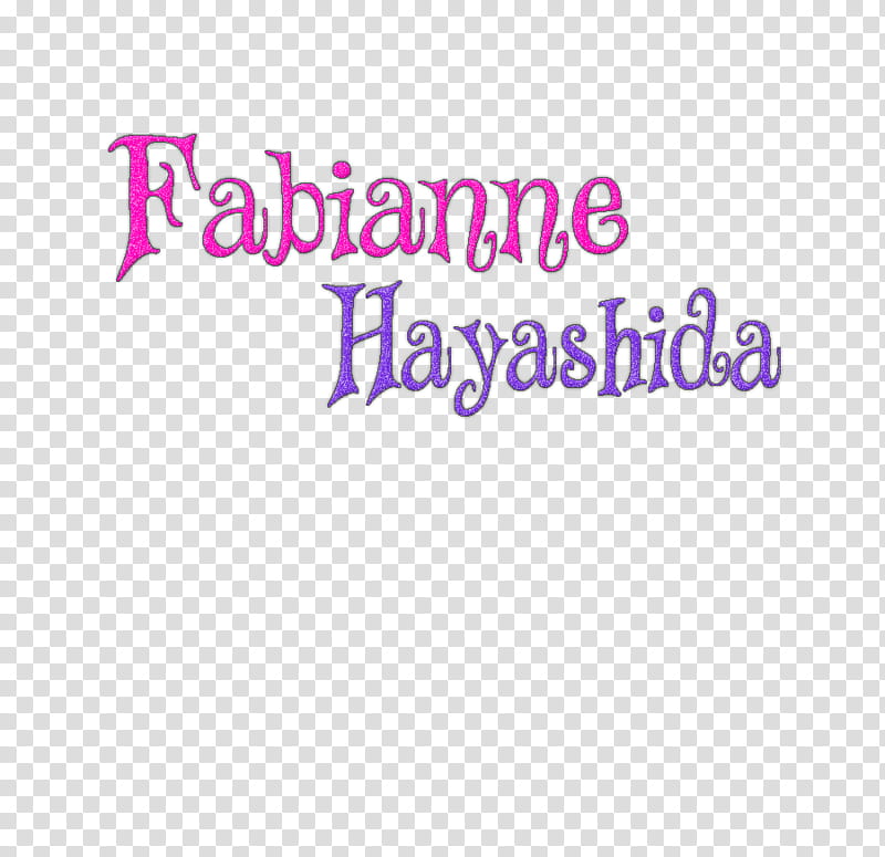 Fabianne Hayashida text transparent background PNG clipart