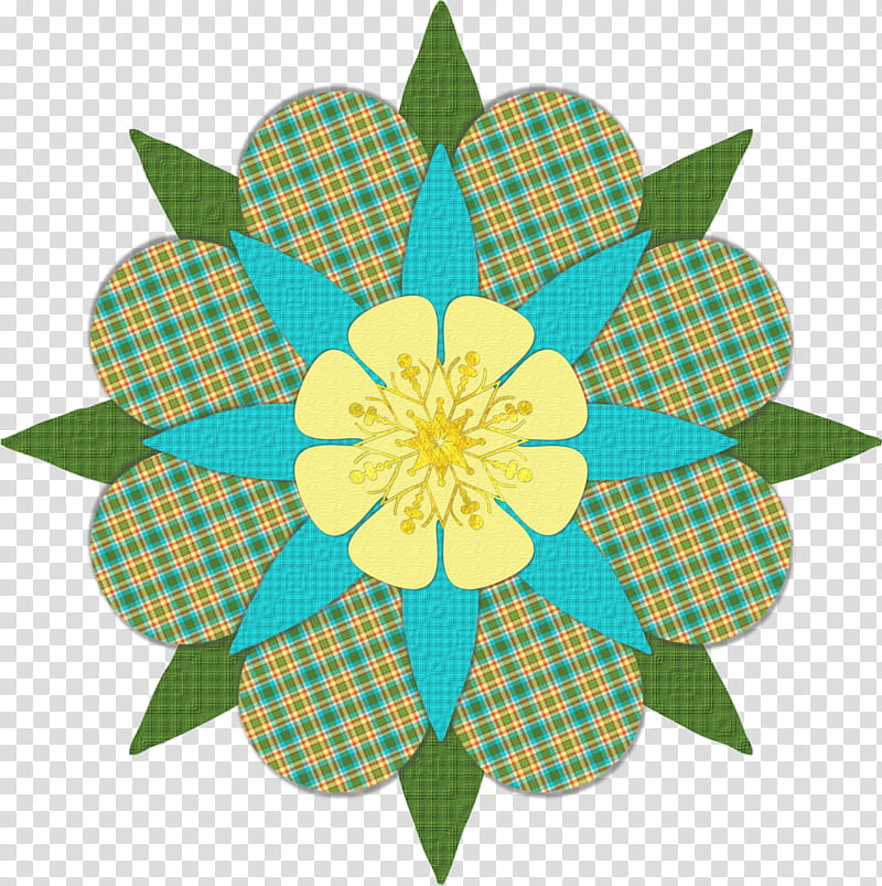 Let Get Festive PSDecbt JanClark, green, yellow, and blue petaled flower illustration transparent background PNG clipart