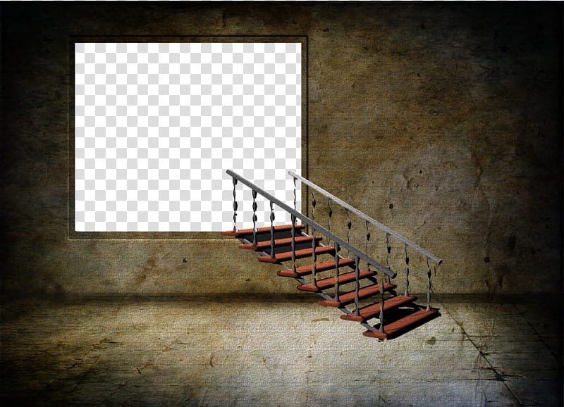 Escape background , brown stairs transparent background PNG clipart