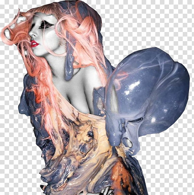 LadyGaga A Z, Lady Gaga wearing slimy costume transparent background PNG clipart