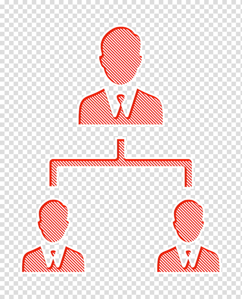 Hierarchical structure icon Boss icon Business Seo Elements icon, People Icon, Line, Diagram, Conversation, Gesture transparent background PNG clipart