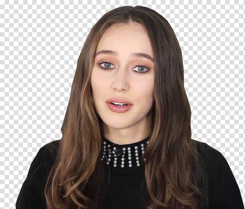 Alycia Debnam Carey, profile of woman waering black turtleneck top transparent background PNG clipart