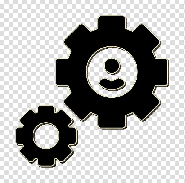 Filled Management Elements icon Setup icon Settings icon, Gear, Auto Part, Hardware Accessory transparent background PNG clipart