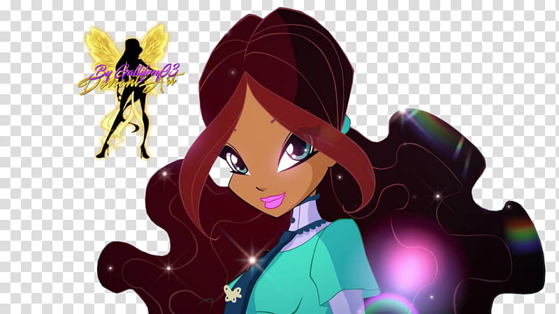 Winx Club Aisha School Uniform S transparent background PNG clipart