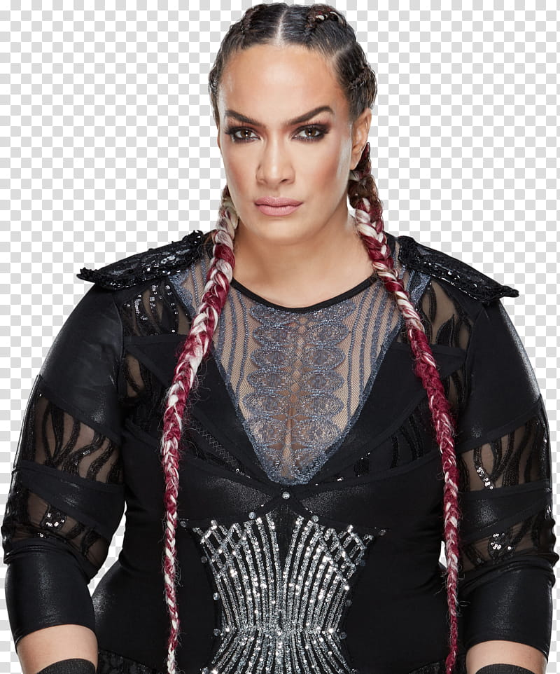 Nia Jax  NEW W Pigtails transparent background PNG clipart