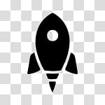 Minimal JellyLock, space rocket logo art transparent background PNG clipart