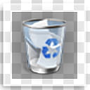 Aero Glass Icons, Aero Icon Recycling full, recycle bin icon transparent background PNG clipart