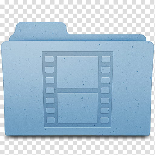 Mac OS X Folders, Movie Folder icon transparent background PNG clipart