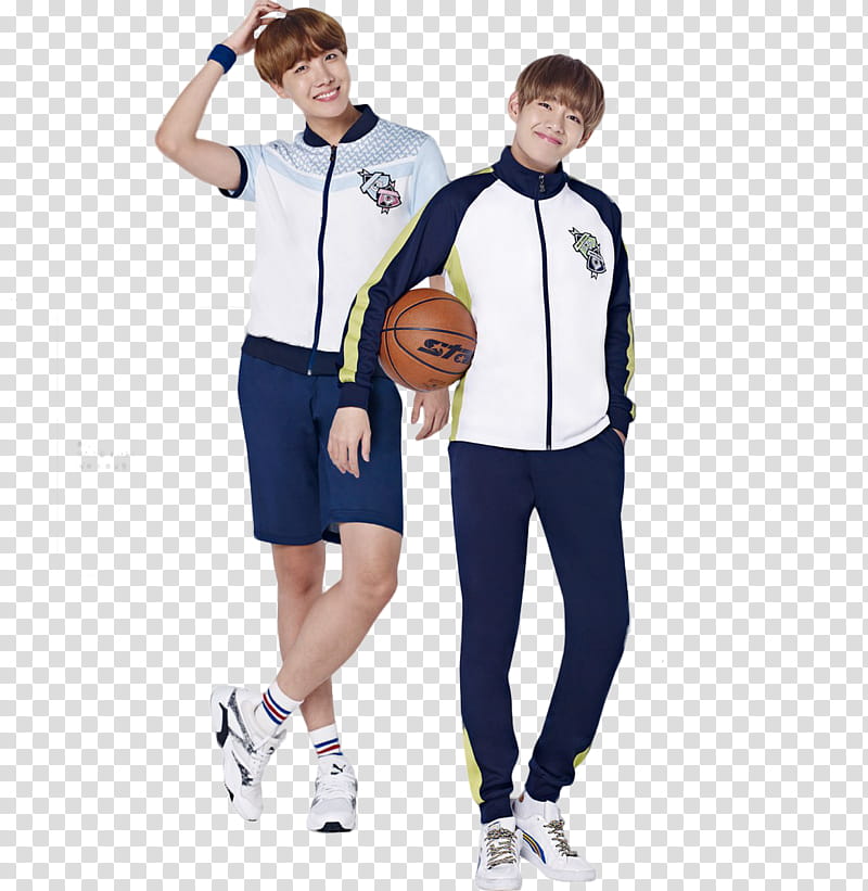 Hoseok and Taehyung BTS render transparent background PNG clipart