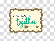 FILES, always together text transparent background PNG clipart