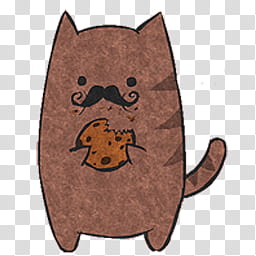 Iconos BHR , {BeHappyRawr} (), brown cat transparent background PNG clipart