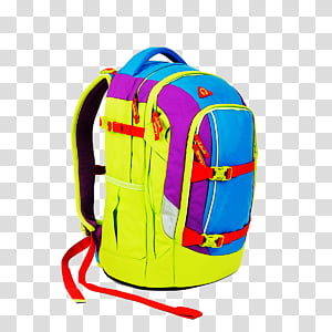 backpack bag yellow turquoise luggage and bags, Magenta, Fashion Accessory transparent background PNG clipart thumbnail