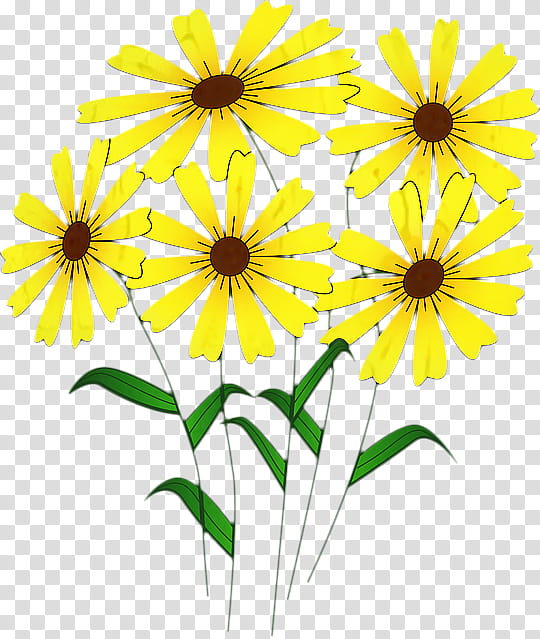 Summer Flower, Line Art, Cartoon, Summer
, Drawing, Yellow, Plant, Wildflower transparent background PNG clipart