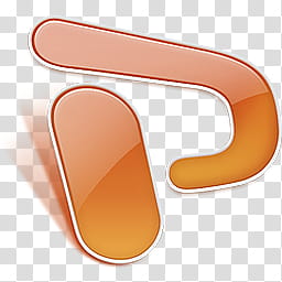 Complete Mac OS X Snow Leopard, orange and white letter P brand logo transparent background PNG clipart