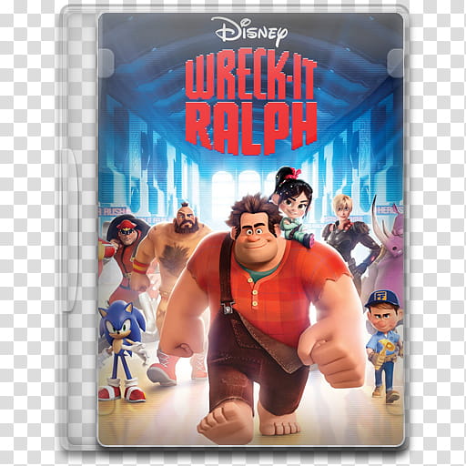 Movie Icon , Wreck-It Ralph, Disney Wreck-It Ralph DVD case transparent background PNG clipart