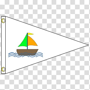 Sailing Flag, brown, orange, and green boat illustration transparent background PNG clipart