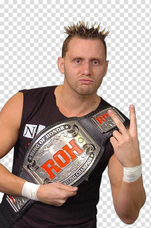 Nigel Mcguinness ROH Championship transparent background PNG clipart