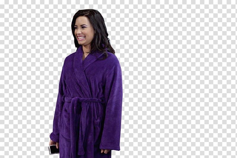 woman wearing blue bathrobe transparent background PNG clipart