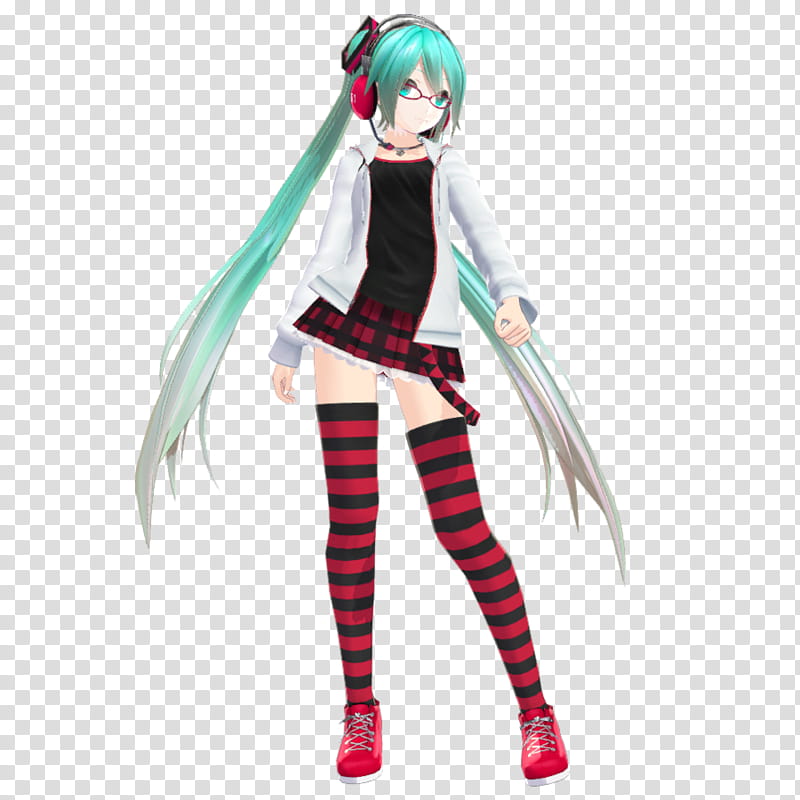 YYB Natural Miku, female character with teal hair transparent background PNG clipart