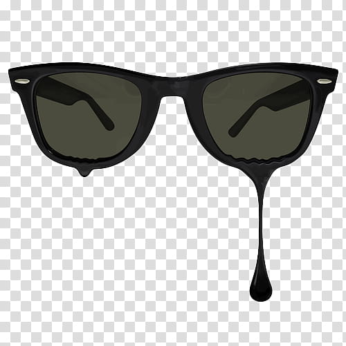 D R I P P Y Resources The Shit Legit, black-framed Wayfarer-style sunglasses transparent background PNG clipart
