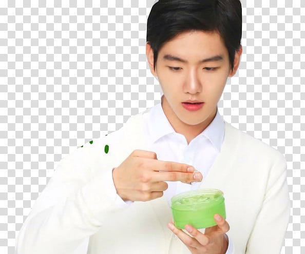 ChanBaek render EXO, man in white dress shirt holding bottle transparent background PNG clipart