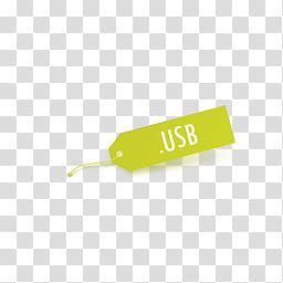 Bages  , green USB tag transparent background PNG clipart