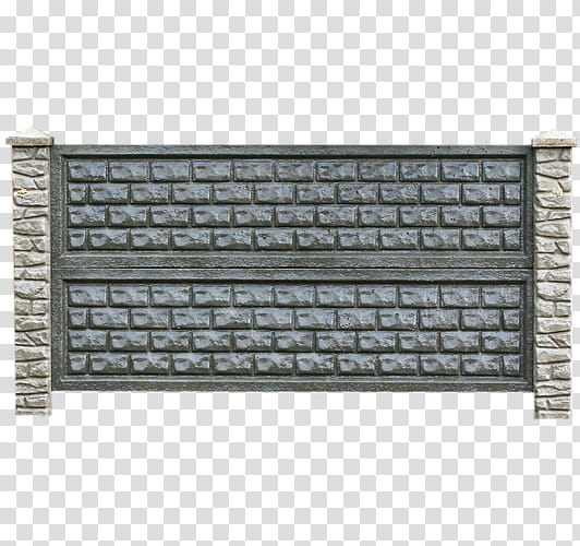 Metal, Brick, Concrete, Cement, Fence, Decorative Concrete, Wall, Mieszanka Betonowa transparent background PNG clipart