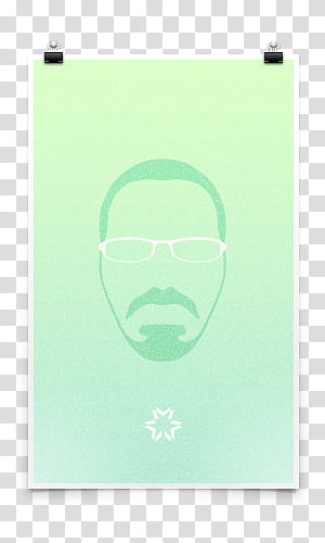 Poster ID, green and white poster transparent background PNG clipart