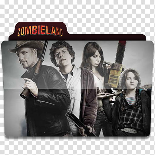 Folder Icons Movie Pack , zombieland transparent background PNG clipart