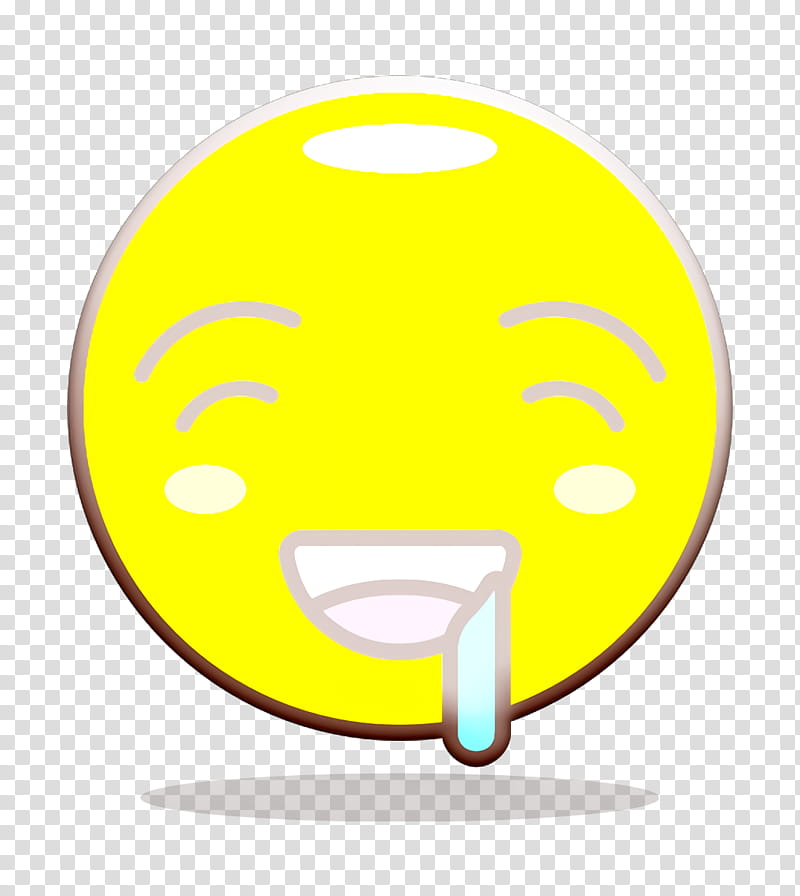 1 icon drooling icon face icon, Emoticon, Facial Expression, Yellow, Smile, Head, Cartoon, Smiley transparent background PNG clipart