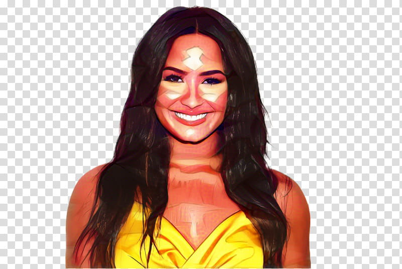 Black People, Demi Lovato, Cheat Codes, Singer, No Promises, Hair Coloring, Hairstyle, Long Hair transparent background PNG clipart