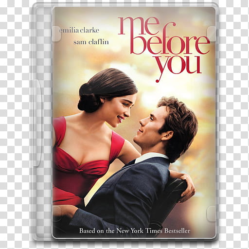 Movie Icon Mega , Me Before You, Me Before You DVD case transparent background PNG clipart