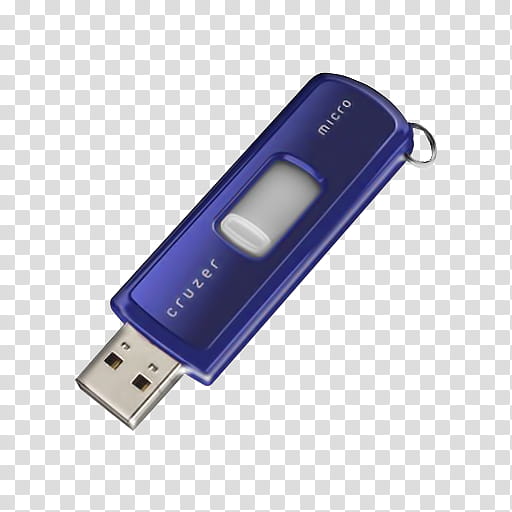 Sandisk USB Drive Icons, Sandisk Cruzer Micro Blue transparent background PNG clipart