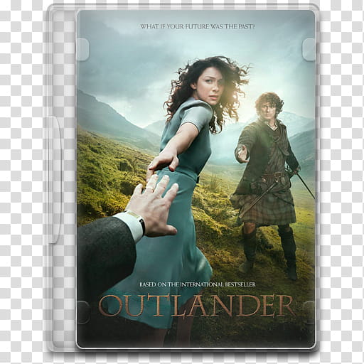 TV Show Icon Mega , Outlander, Outlander DVD cas transparent background PNG clipart