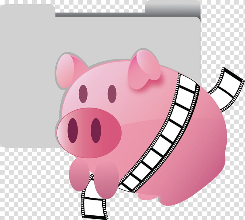 Cute Pigs Icon , videos, pink pig transparent background PNG clipart
