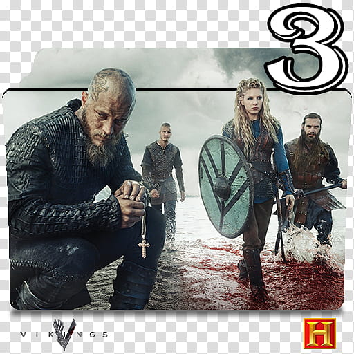 Vikings season folder icons, Vikings S ( transparent background PNG clipart
