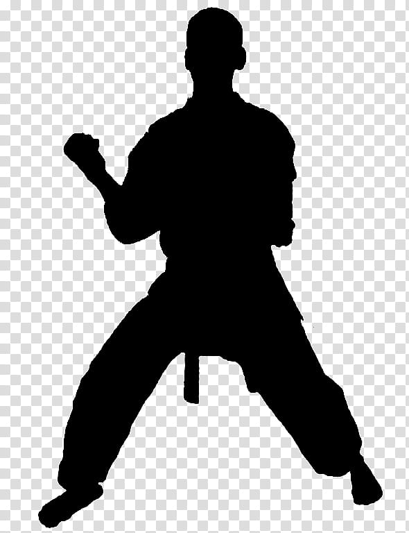 Taekwondo, Silhouette, Karate, Martial Arts, Child, Karate Kid, Kick, Decal transparent background PNG clipart