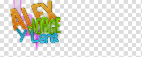 Textto alex jorge y lena transparent background PNG clipart