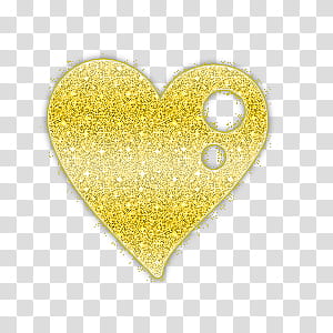 Personalization for Girls, yellow heart transparent background PNG clipart