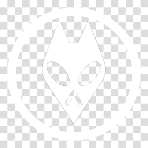 Light Dock Icons, foobar, white alien logo transparent background PNG clipart